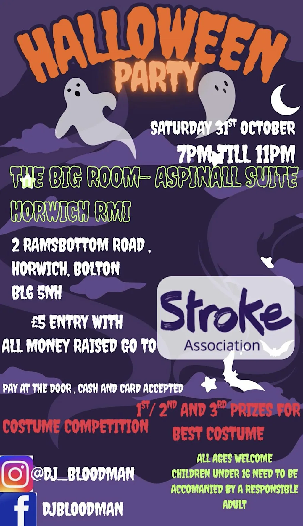 Halloween Party at Horwich RMI at Horwich R.M.I.