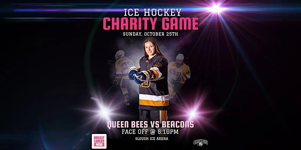 Queen Bees v Whitley Bay - Charity Game at Slough Ice Arena