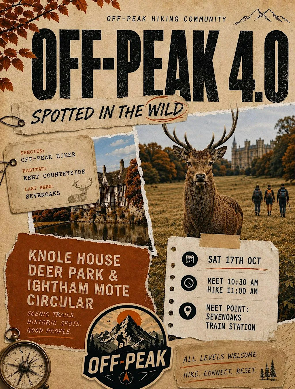 Off-Peak 4.0 - Knole House Deer Park & Ightham Mote Circular