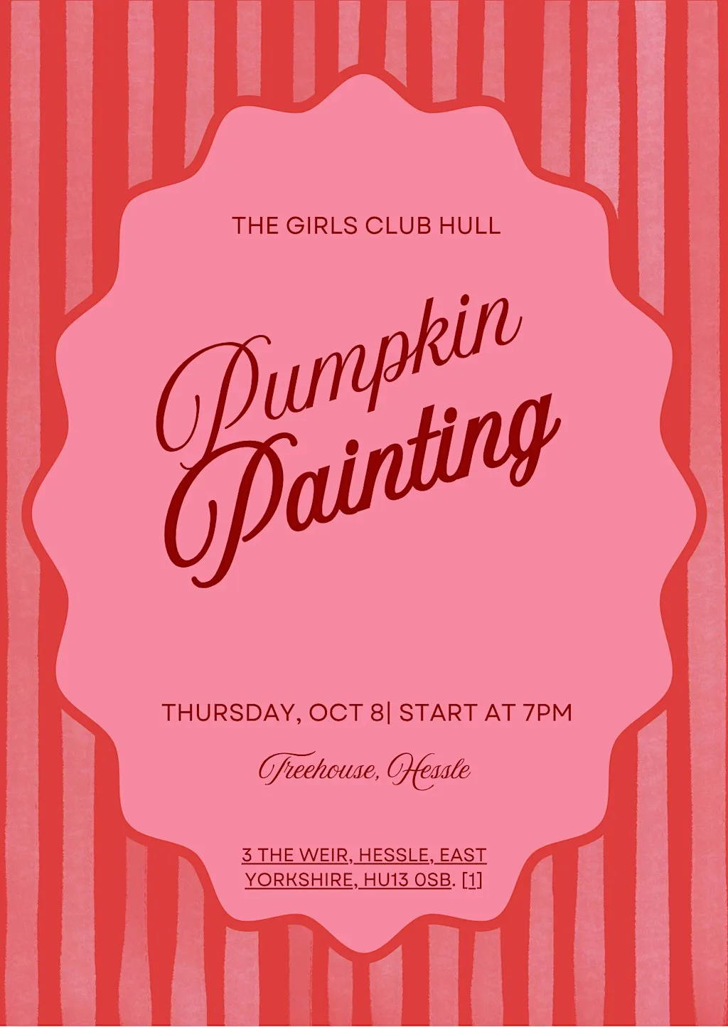 Pumpkin painting at The Treehouse
