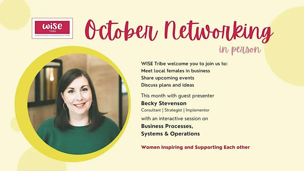 October Wisetribe Networking for Women in Business at Little Castle
