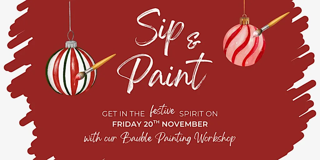Festive Sip & Paint at Weetwood Hall Hotel