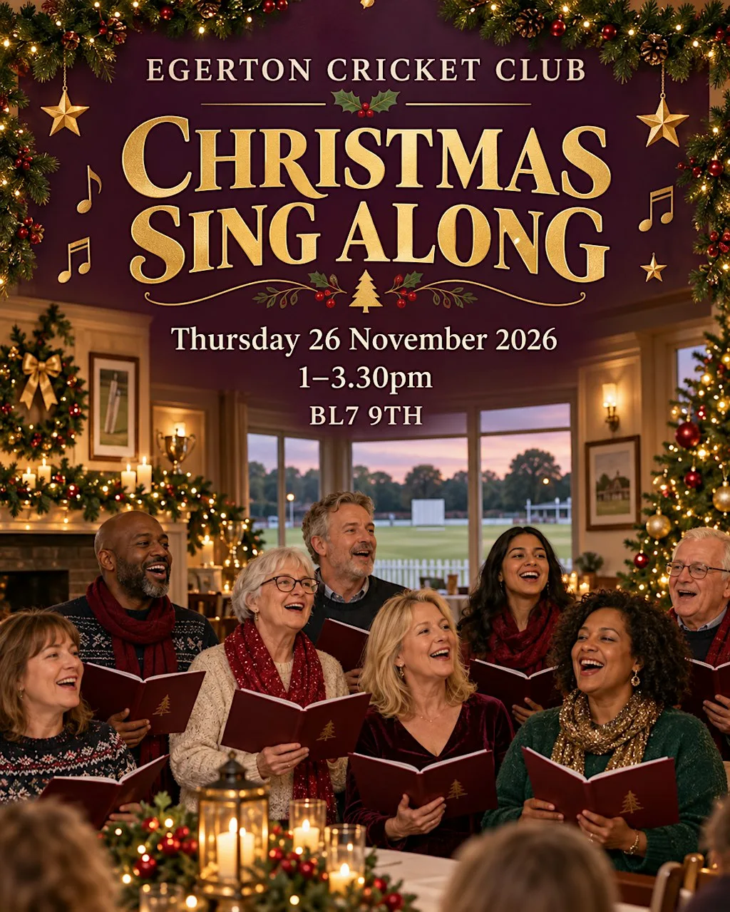 Egerton Cricket Club Christmas Sing Along at Egerton Cricket Club