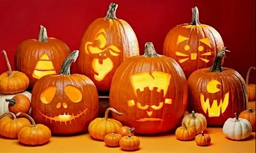 Pumpkin Carving in Skewen Memorial Hall