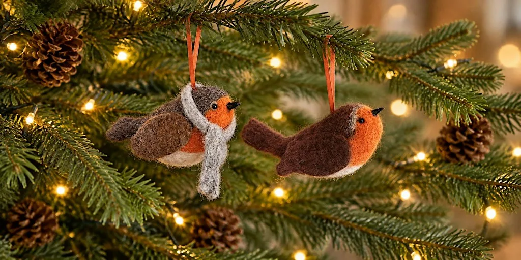 Beginners Needle Felting Workshop - Christmas Robin at New Oriel Hall