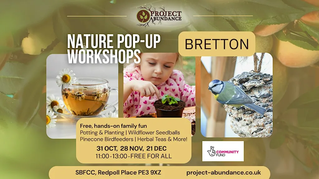 Bretton Pop-Up Nature Workshops at South Bretton Family and Community Centre