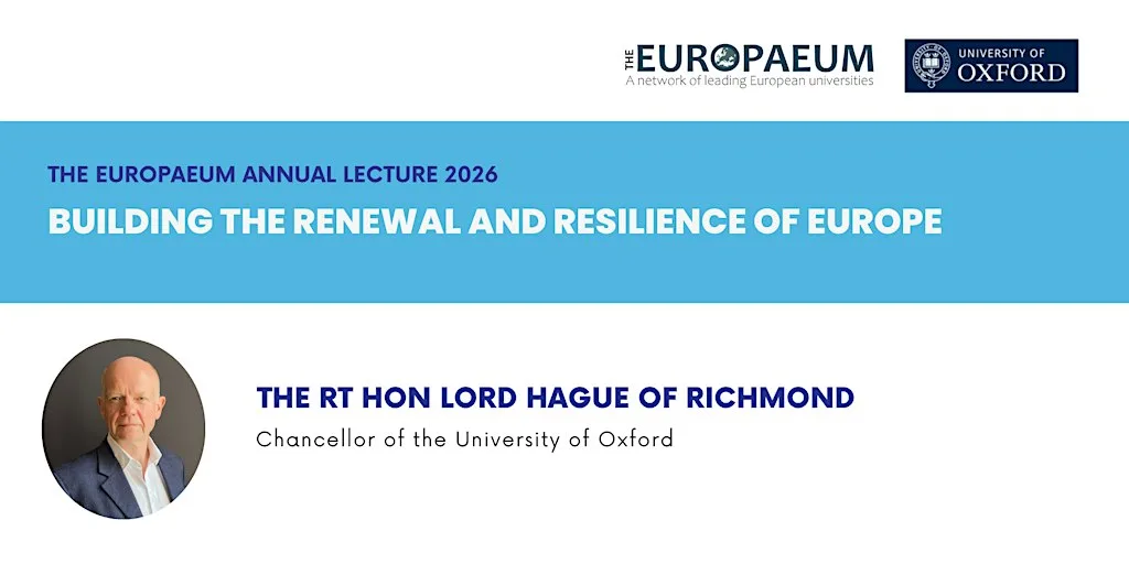 Europaeum Annual Lecture 2026