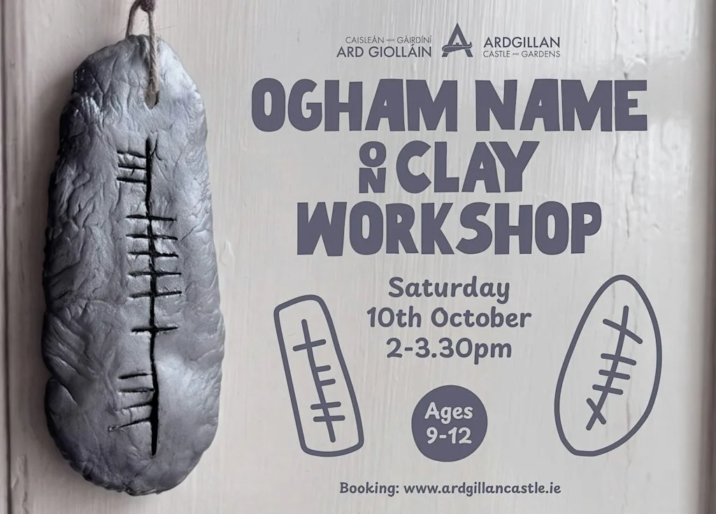 Ogham Name on Clay