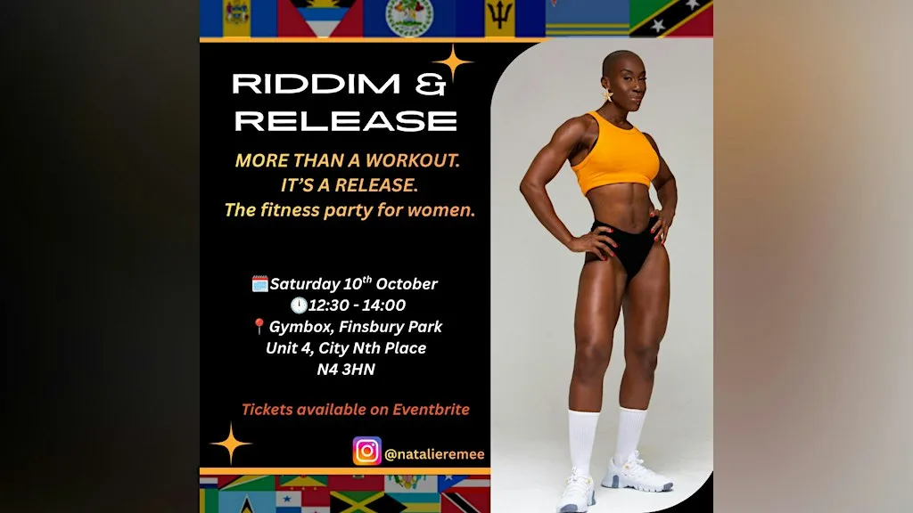 Riddim & Release - The Soca Aerobics Pop Up