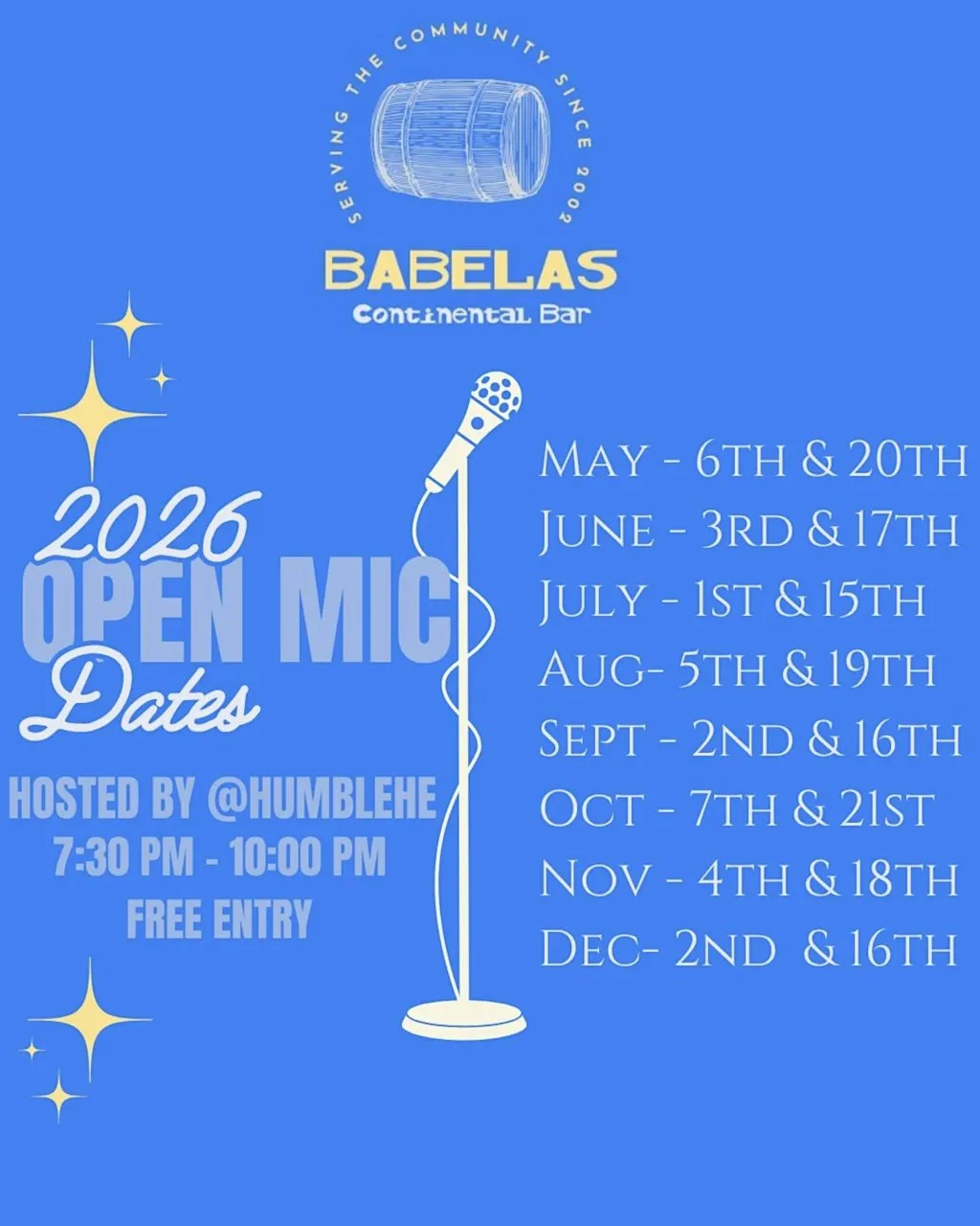 Babelas Open Mic