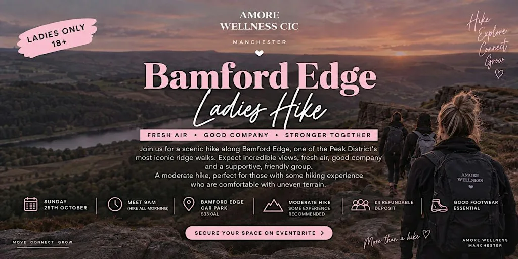 Ladies Only Bamford Edge Hike