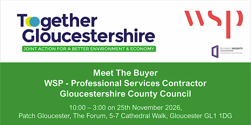 Meet The Buyer - WSP - Professional Services Contractor, GCC 25 Nov 2026
