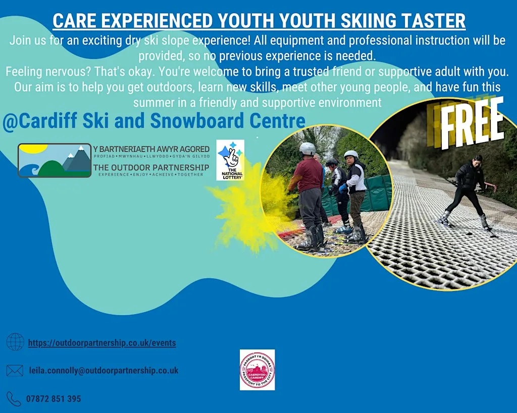 Free Ski Taster session for Care Experienced Young People (Cardiff) Age7-21