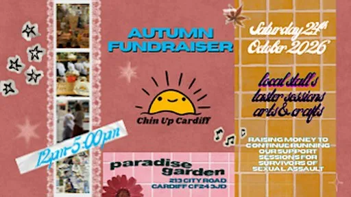 Chin Up Cardiff - Makers Market Fundraiser at Paradise Garden