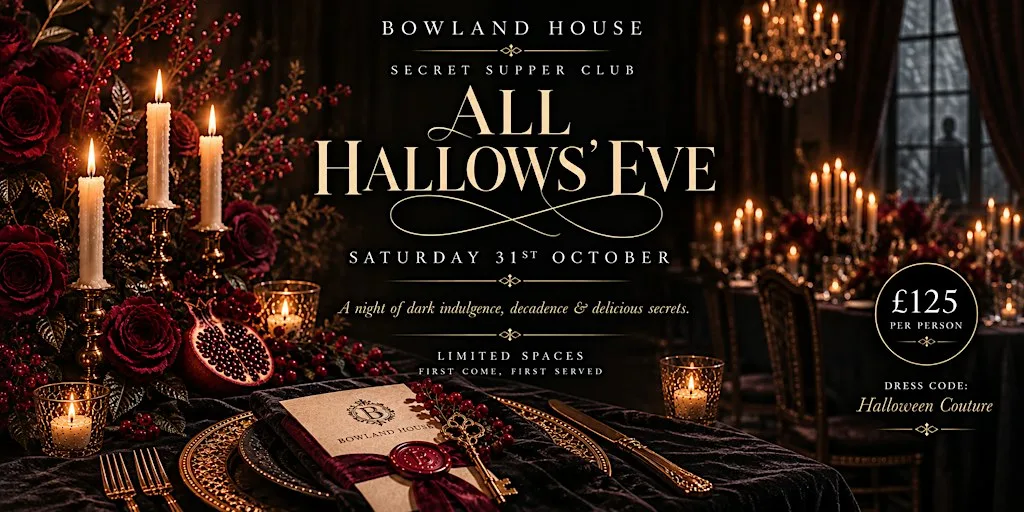 All Hallows Eve Secret Supper Club at Gibbon Bridge Hotel & Restaurant