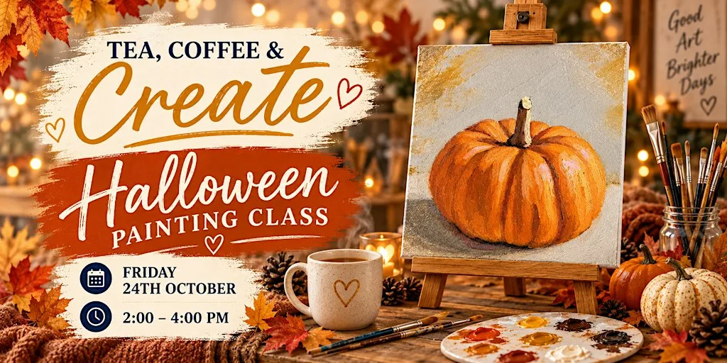 Halloween Painting Class | Tea, Coffee & Create