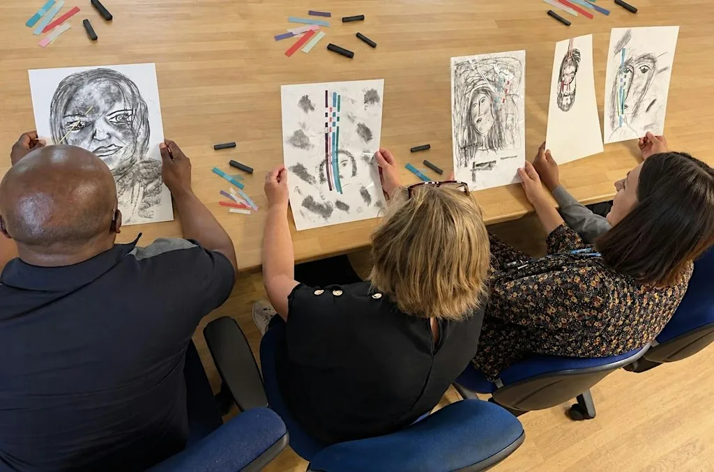 Creative Open Day: Grey Woven Portrait at Focal Point Gallery