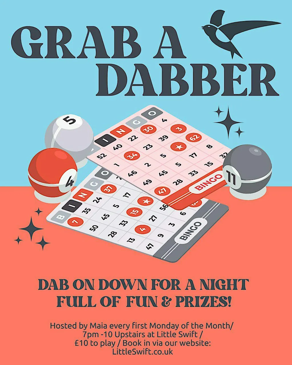 Grab A Dabber at Little Swift