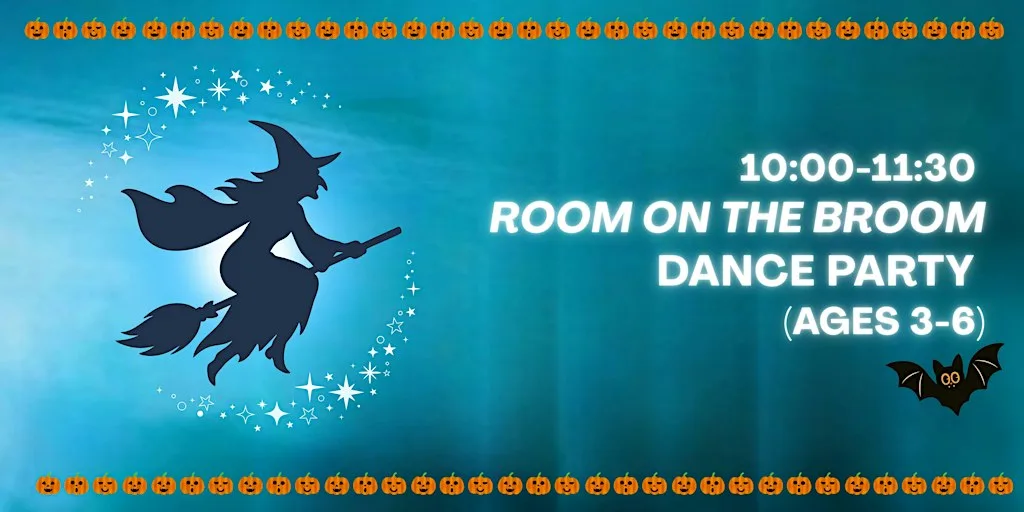 Room on the Broom: Halloween Dance Party (for ages 3-6) at 114 Chapel St