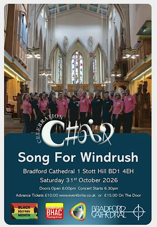 A Song for Windrush by Celebration Choir at Bradford Cathedral