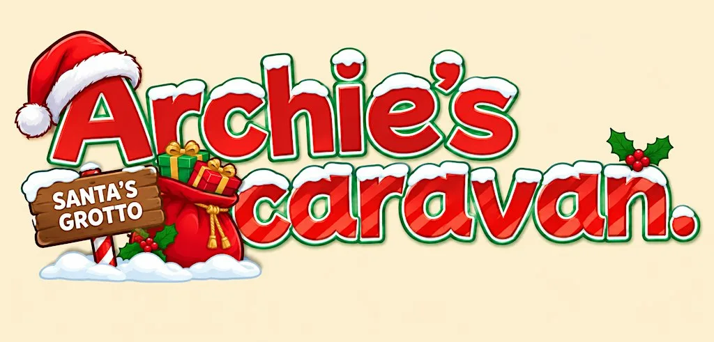 Santa’s Grotto- brought to you by Archie’s Caravan at Morley Live CIC