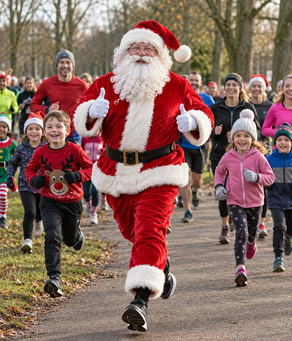 Mini Athletics Fun Run With Santa