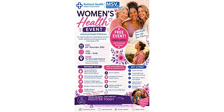 Womens Health Event Rutland