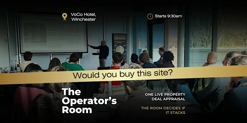 Property Developers & Investors: Live Deal Appraisal Morning, Winchester at voco Winchester Hotel & Spa, an IHG Hotel