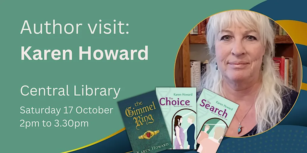 Author visit: Karen Howard at Plymouth Central Library