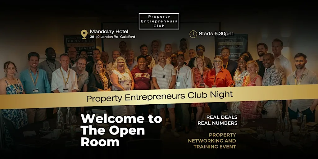 Real Deals, Real Numbers: Guildford Property Investors & Developers Night