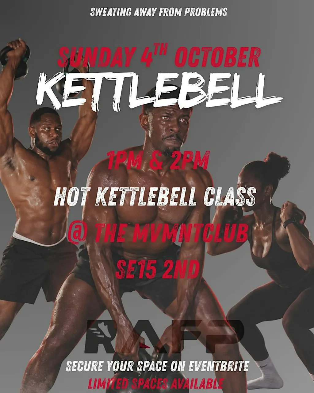 RAFP - Hot Kettlebell Class @The mvmnt club