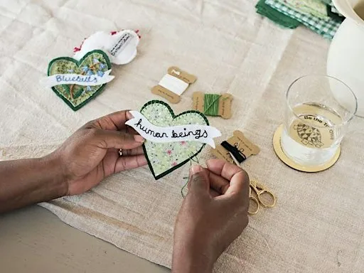 Craftivism- Heart on your sleeve
