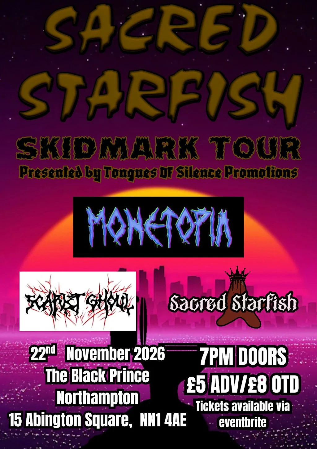 The Skidmark Tour Day #8 - Northampton