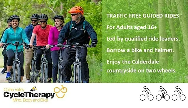 Elland FREE Wellbeing Guided Ride - traffic free - for adults 16+ at Bridgefield Mills (Project Colt)
