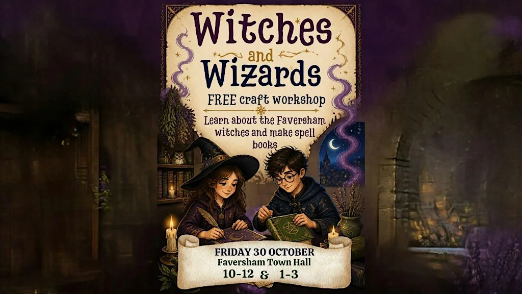 FREE Craft Workshop Witches and Wizards at Market Place, Faversham
