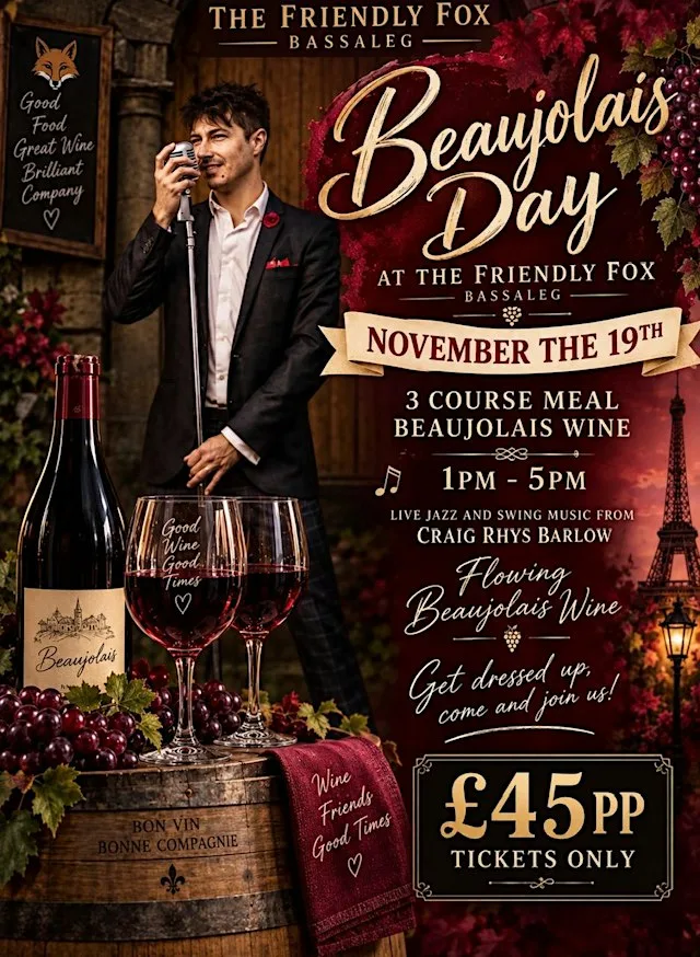 Beaujolais Day @ The Friendly Fox at The Friendly Fox