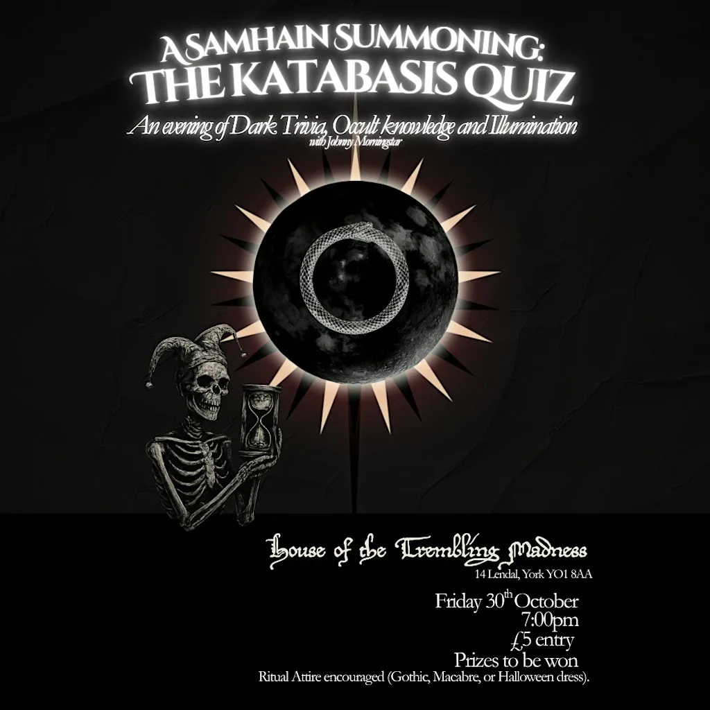 A Samhain Summoning: The Katabasis Quiz at House of the Trembling Madness