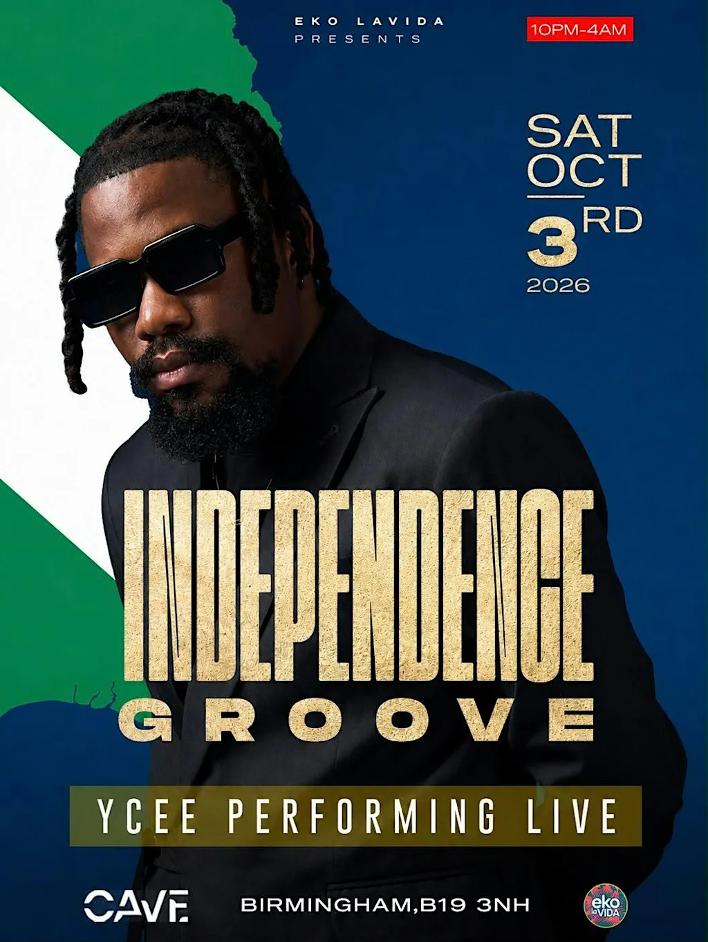 YCEE PERFORMING LIVE - INDEPENDENCE GROOVE at Cave