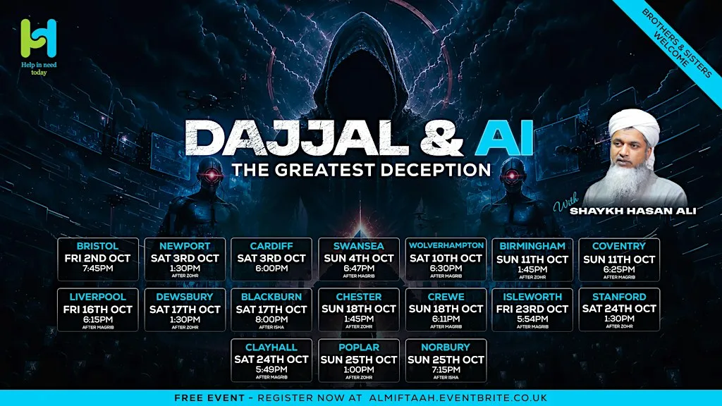 Dajjal & Ai - Blackburn at Masjid-e-Sajedeen