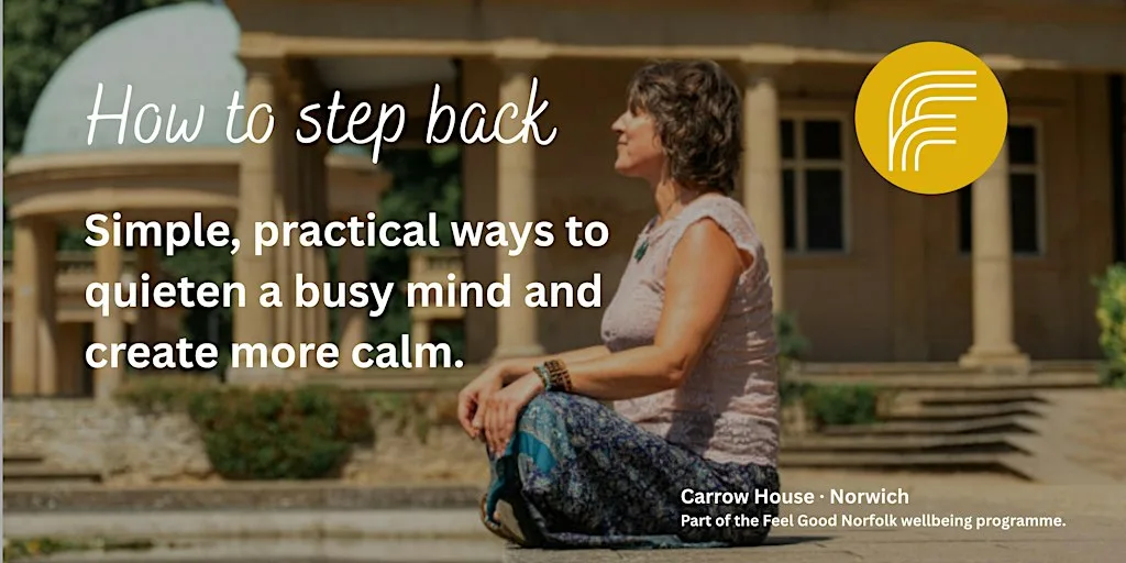How to step back