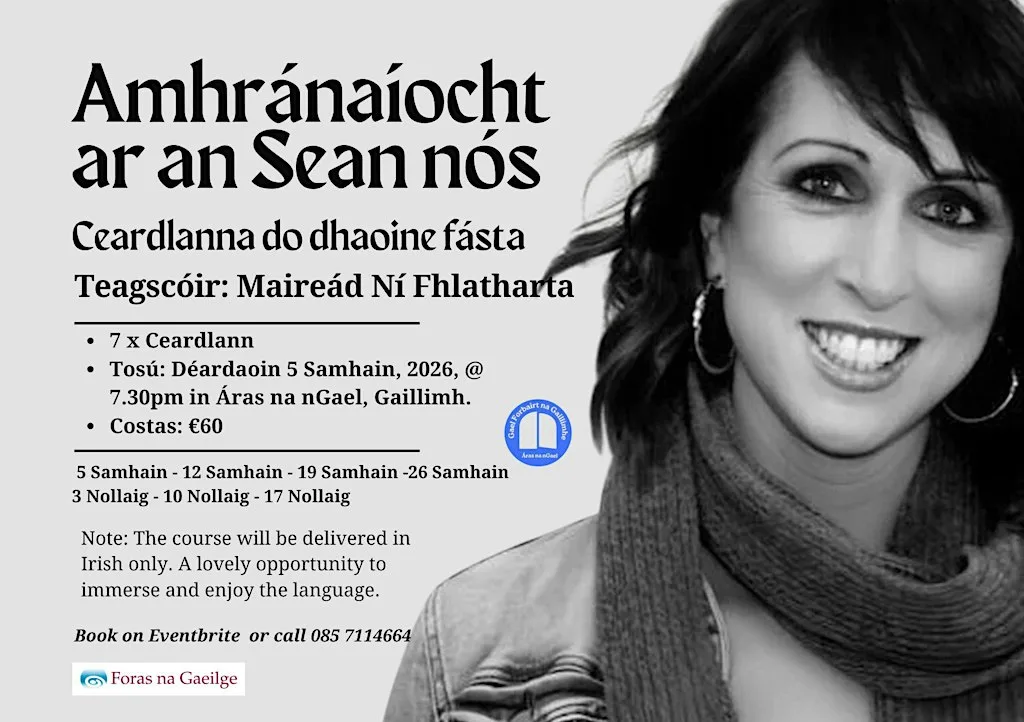 Ceardlanna Amhránaíochta ar an Sean Nós le Maireád Ní Fhlatharta