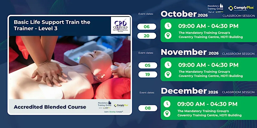 Basic Life Support Train the Trainer - Level 3 at HDTI Building