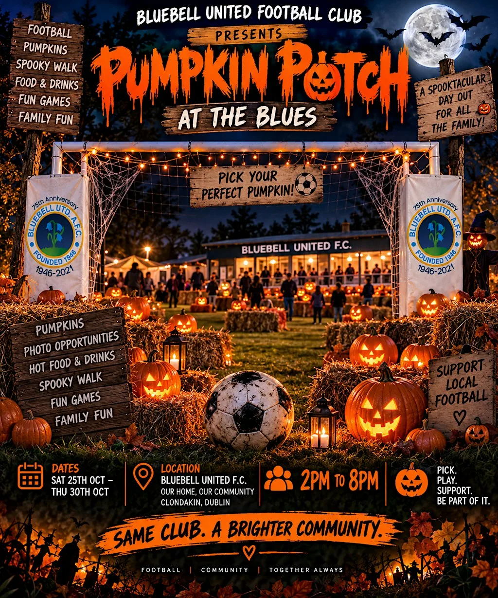 Pumkin Patch fun day!! at bluebell united fc