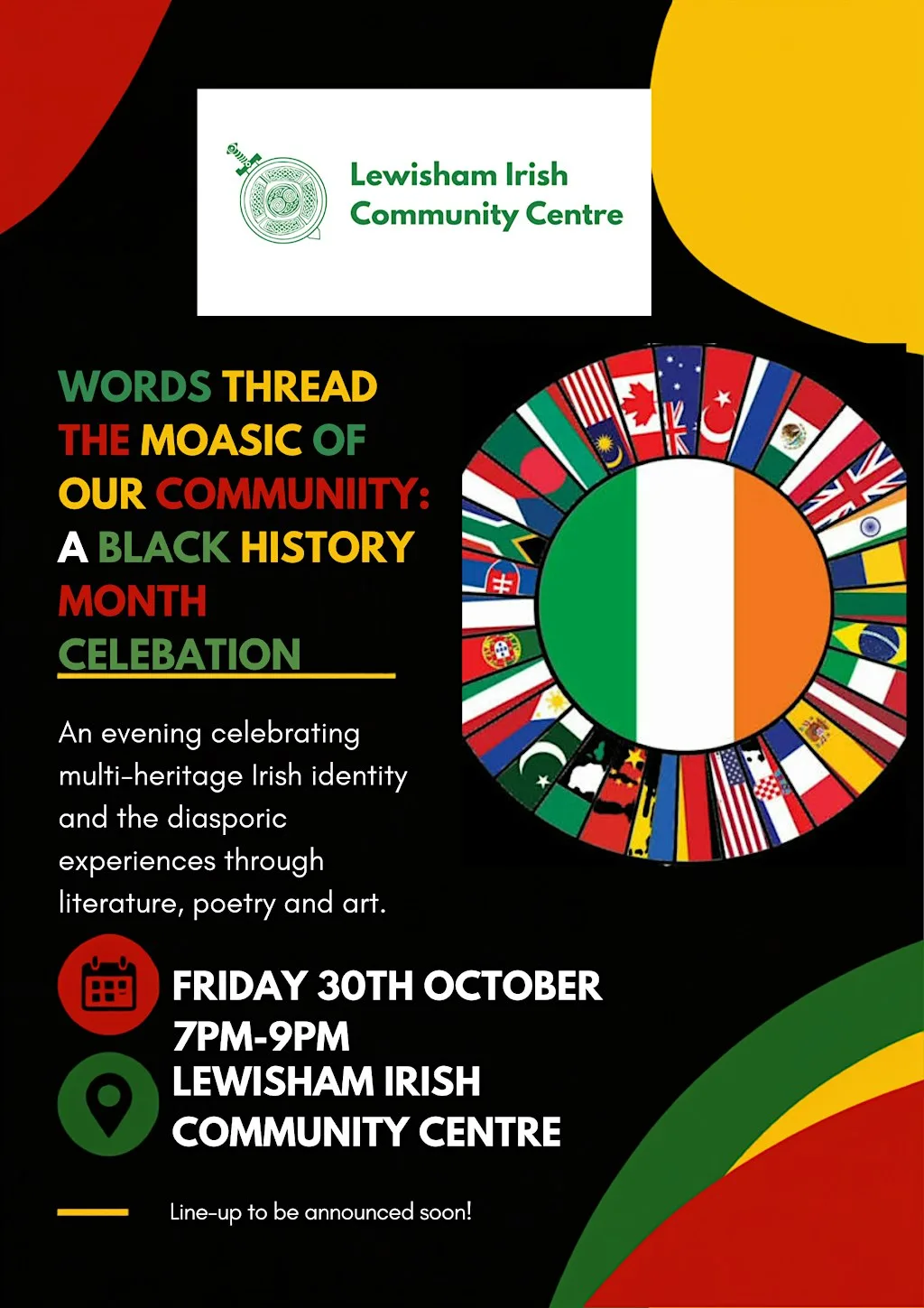 Words thread the mosaic of our community: BHM evening