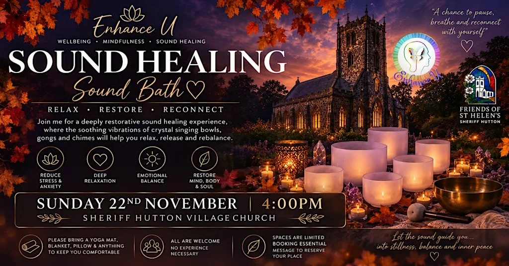 Cosy Soundbath Sheriff Hutton Village Church Sunday November 22nd 4pm at St Helen & the Holy Cross