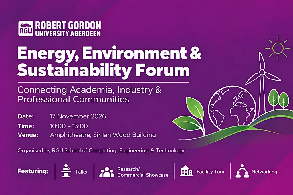 Energy, Environment, & Sustainability Forum at Amphitheatre, Sir Ian Wood Building