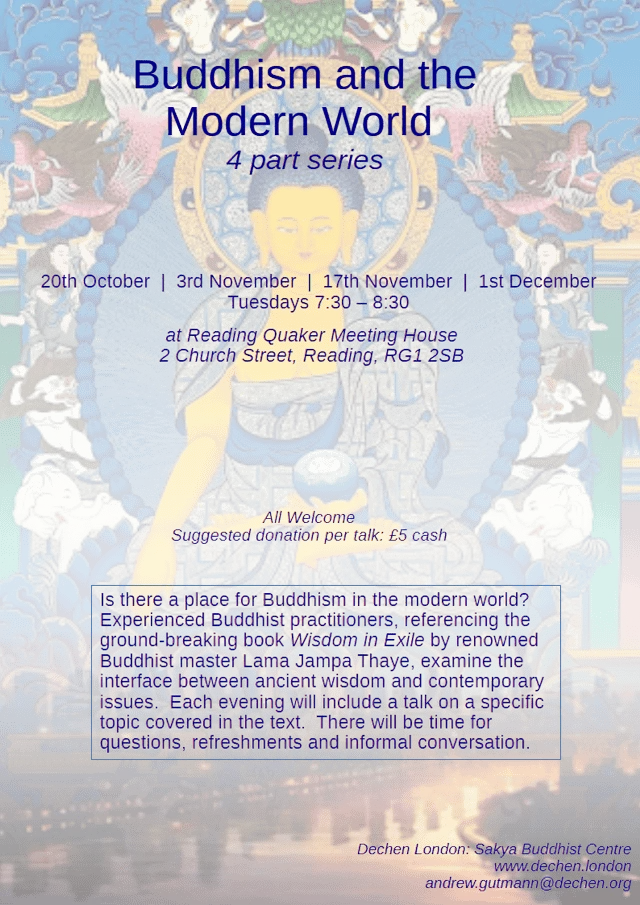 Buddhism and the Modern World