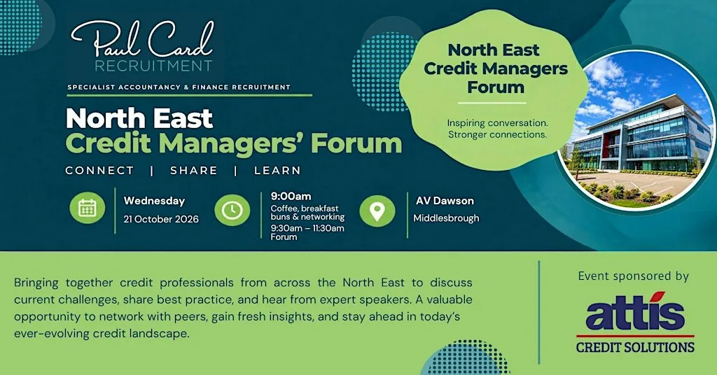 North East Credit Managers' Forum | 21 October | AV Dawson