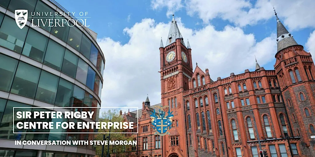 Sir Peter Rigby Centre for Enterprise Annual Lecture at The Leggate Theatre, Victoria Gallery & Museum, Brownlow Hill, University of Liverpool