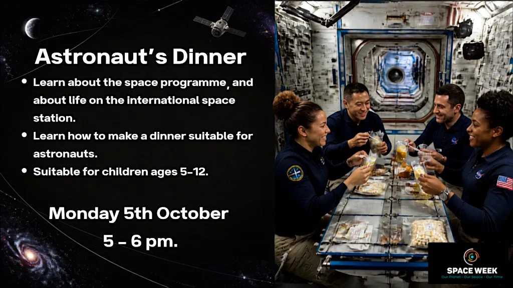 Space Week - Make an Astronaut’s Dinner at Lucan Library